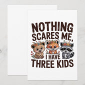 Nothing Scares Me, I Have Three Kids アドバイスカード (正面/裏面)