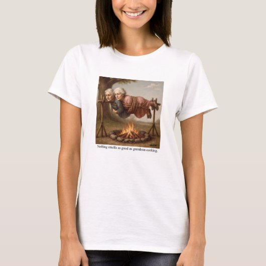 Nothing smells as good as grandmas cooking. tシャツ (正面)