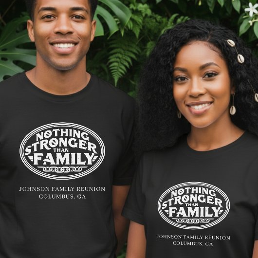 Nothing Stronger Than Family Reunion Black Tシャツ