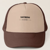 NOTHING TO DECLARE ハット (正面)