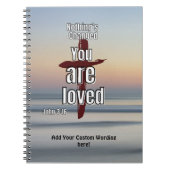 "Nothing's Changed, You are Loved" Journal ノートブック (正面)