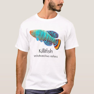 Nothobranchius Rachoviiの卵生メダカ Tシャツ