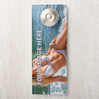 NOTICE! 🚪 Custom Door Hanger – Add Your Design ドアノブサイン