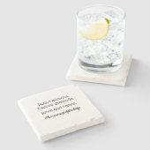 "Notice Miracles"石コースター(B) ストーンコースター (横)