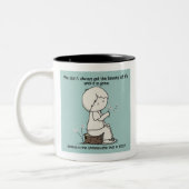 Notice the Beauty of Life ツートーンマグカップ (左)