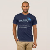 Notifo -すべてのための移動式通告 tシャツ (正面フル)