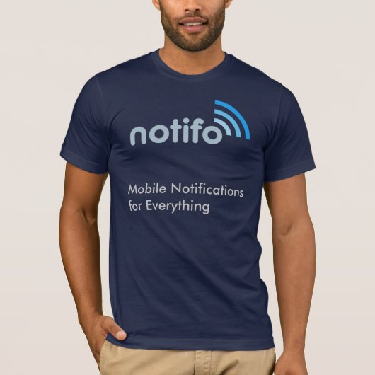 Notifo -すべてのための移動式通告 tシャツ (正面)