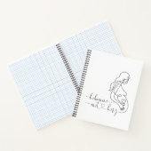 Notizblock Hebamme mit Herz ノートブック (内部)