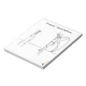 Notizblock mit einer Illustration aus "Zimazans" ノートパッド (回転)