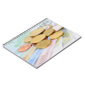 Notizbuch mit Euro Währungsmotiv ノートブック (左側)