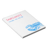 Notizkartenフールのレストラン ノートパッド (アングル)