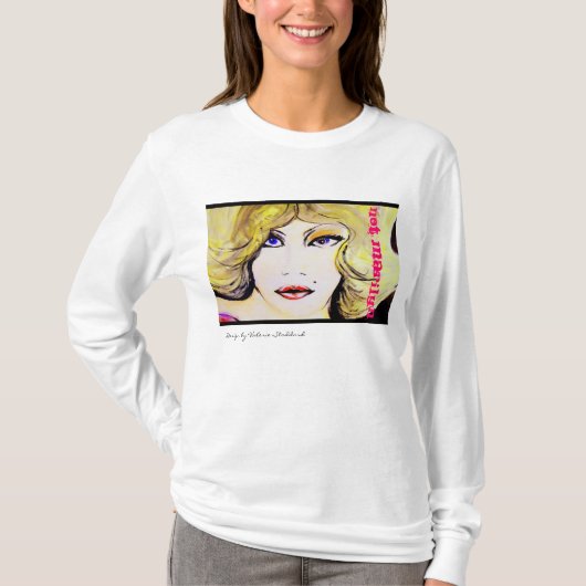 NotMarilyn: あなたで驚かせることのためのデザイン。 Tシャツ (正面)