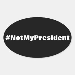 #NotMyPresident抗議 楕円形シール