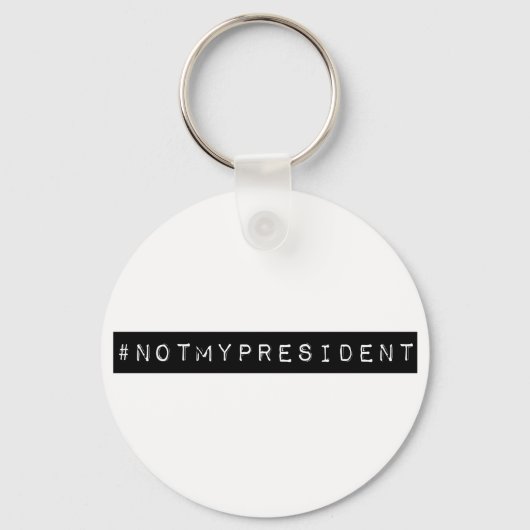 #notmypresident キーホルダー (正面)