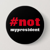 #notmypresident 缶バッジ (正面)