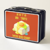 NoTo NO TOFU WITH EGG DROP メタルランチボックス (裏面)