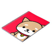 Notobook_Puppy_Red ノートブック (左側)