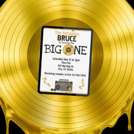 Notorious Big One Hip Hop 1st Birthday 招待状