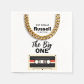 Notorious One 1st Birthday スタンダードカクテルナプキン (正面)