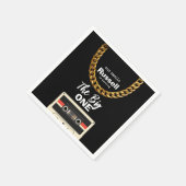 Notorious One 1st Birthday スタンダードカクテルナプキン (角)