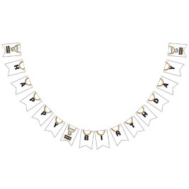 Notorious One 1st Birthday バンティングフラッグ