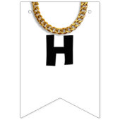 Notorious One 1st Birthday バンティングフラッグ (第2の旗)