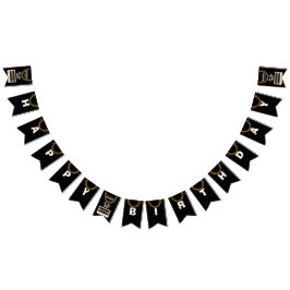 Notorious One 1st Birthday バンティングフラッグ