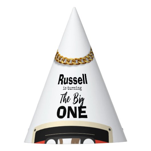 Notorious One 1st Birthday パーティーハット (正面)