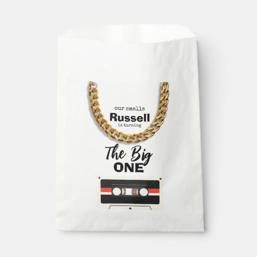 Notorious One 1st Birthday フェイバーバッグ (正面)