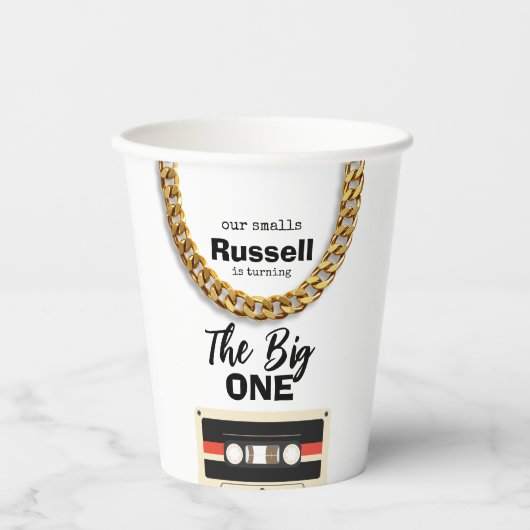 Notorious One 1st Birthday 紙コップ (正面)