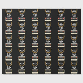 Notorious One 1st Birthday Black  ラッピングペーパー