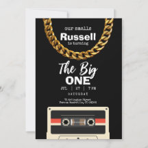 Notorious One 1st Birthday Invitation