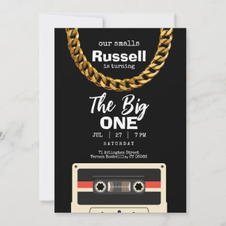 Notorious One 1st Birthday Invitation 招待状