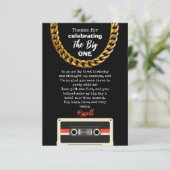 Notorious One 1st Birthday Thank You card サンキューカード (スタンド正面)