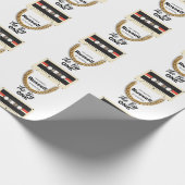 Notorious One 1st Birthday White ラッピングペーパー (角)