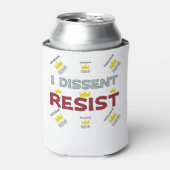 Notorious RBG最高裁判所サポート I Dissent Resist 缶クーラー (缶正面)