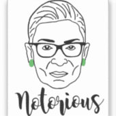 Notorious RBG Mug - Ruth Bader Ginsburg シール (正面)