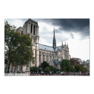 Notre Dameのカテドラルパリ フォトプリント