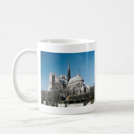 Notre Dameのカテドラル コーヒーマグカップ (左)