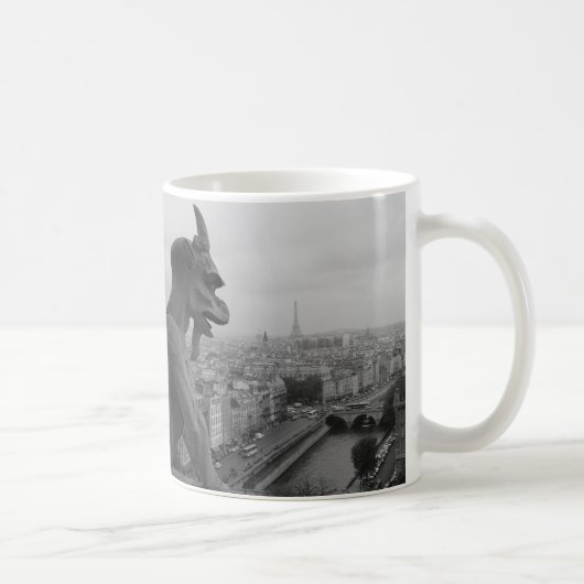 Notre Dameのガーゴイル コーヒーマグカップ (右)