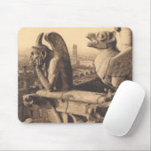 Notre Dameのガーゴイル マウスパッド (マウス)