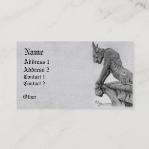 Notre Dameのガーゴイル 名刺