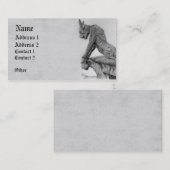 Notre Dameのガーゴイル 名刺 (正面/裏面)