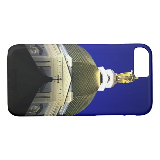 Notre DameのドームのiPhone 7の場合 Case-Mate iPhoneケース (裏面(横))