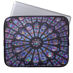 Notre Dameのバラ窓の電子工学のバッグ ラップトップスリーブ