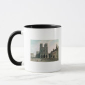 Notre Dameの前の正方形 マグカップ (左)
