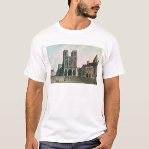 Notre Dameの前の正方形 Tシャツ