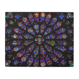 Notre Dameの南バラ窓 メタルプリント