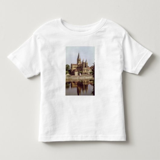 Notre Dameの教会の眺め トドラーTシャツ (正面)