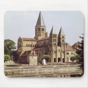 Notre Dameの教会の眺め マウスパッド